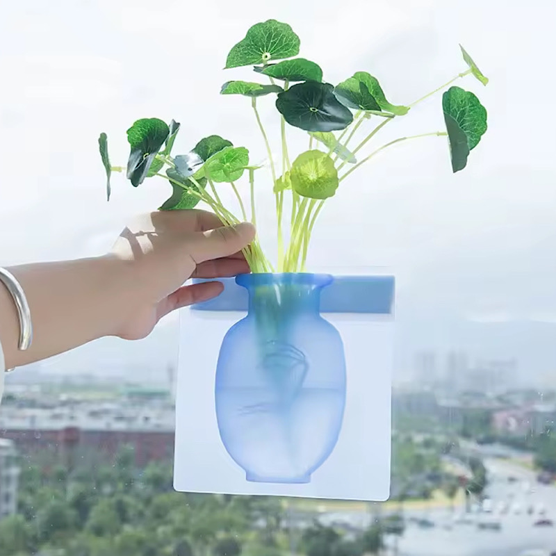 گلدان فانتزی سیلیکونی مدل دیواری