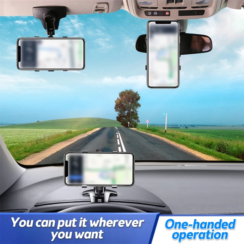 هولدر موبایل جلو داشبورد و سایه بان