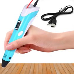 قلم جادویی طراحی سه بعدی به همراه 9 متر فیلامنت رنگی